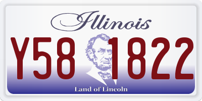 IL license plate Y581822