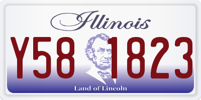 IL license plate Y581823