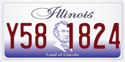 IL license plate Y581824