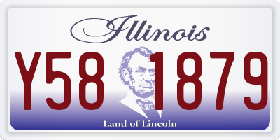 IL license plate Y581879