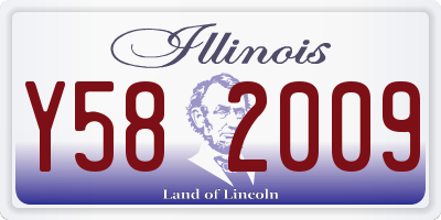 IL license plate Y582009