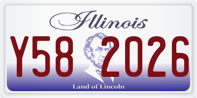 IL license plate Y582026