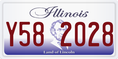 IL license plate Y582028