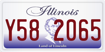 IL license plate Y582065