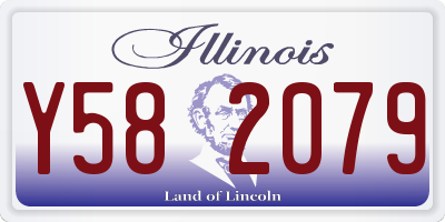 IL license plate Y582079