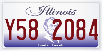 IL license plate Y582084