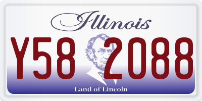 IL license plate Y582088