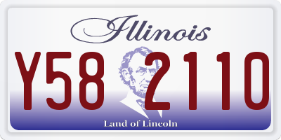 IL license plate Y582110