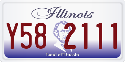 IL license plate Y582111