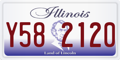 IL license plate Y582120