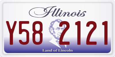 IL license plate Y582121