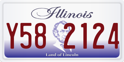 IL license plate Y582124