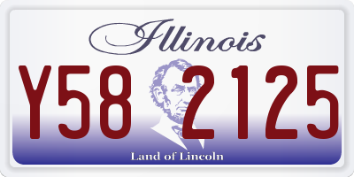 IL license plate Y582125