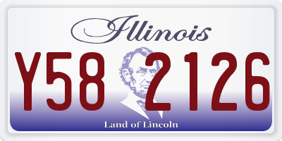 IL license plate Y582126