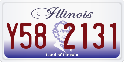 IL license plate Y582131