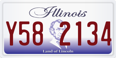 IL license plate Y582134