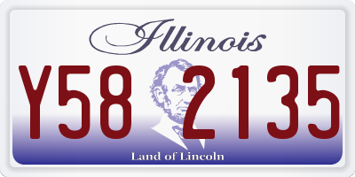 IL license plate Y582135