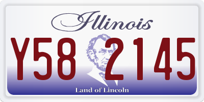 IL license plate Y582145
