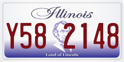 IL license plate Y582148