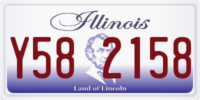 IL license plate Y582158