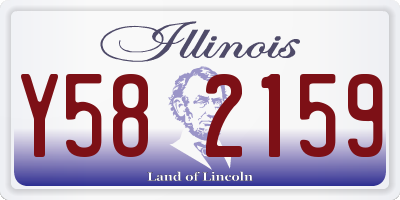 IL license plate Y582159