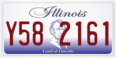 IL license plate Y582161