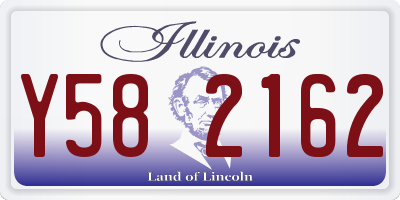 IL license plate Y582162