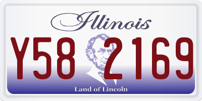 IL license plate Y582169