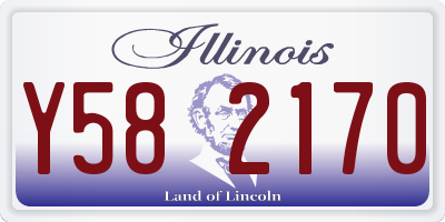 IL license plate Y582170