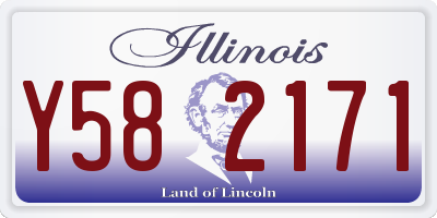 IL license plate Y582171