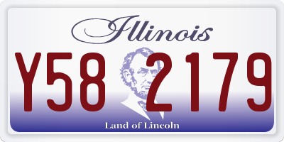 IL license plate Y582179