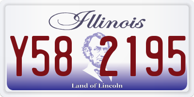 IL license plate Y582195