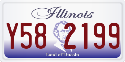 IL license plate Y582199