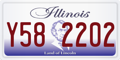 IL license plate Y582202