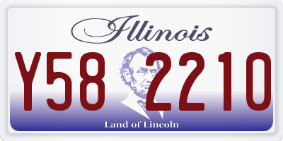 IL license plate Y582210