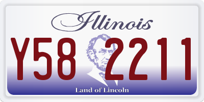 IL license plate Y582211