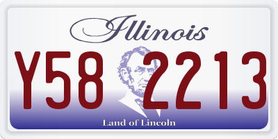 IL license plate Y582213