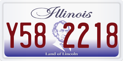 IL license plate Y582218