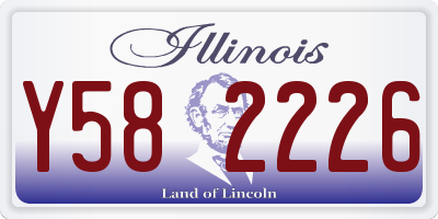 IL license plate Y582226