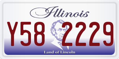 IL license plate Y582229