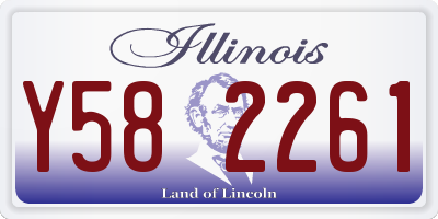 IL license plate Y582261