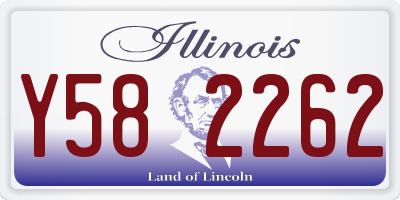 IL license plate Y582262
