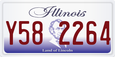 IL license plate Y582264