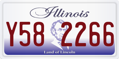 IL license plate Y582266