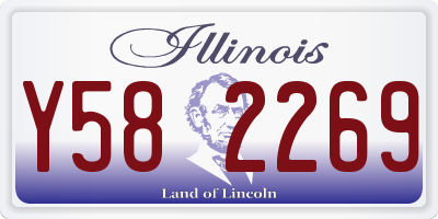 IL license plate Y582269