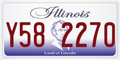 IL license plate Y582270