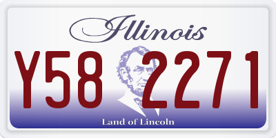 IL license plate Y582271