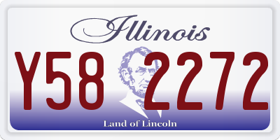 IL license plate Y582272