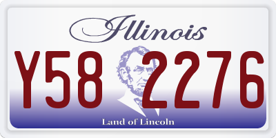 IL license plate Y582276