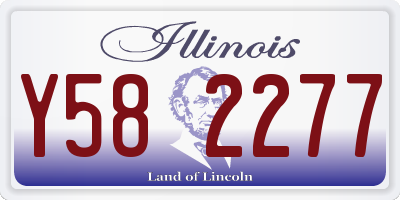 IL license plate Y582277